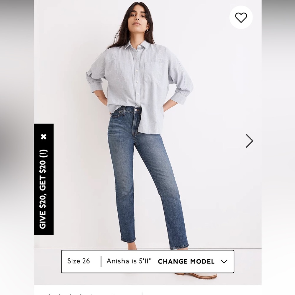 The Perfect Vintage Jean in Drayton Wash